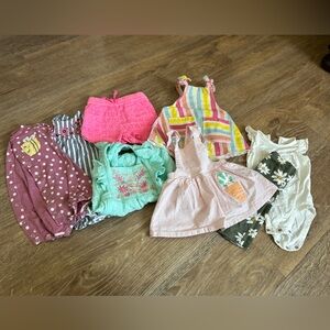 12month baby girl summer lot